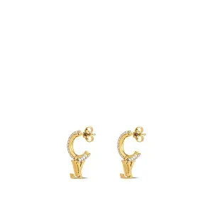 Louis Vuitton Серьги Iconic Gold - фото 3