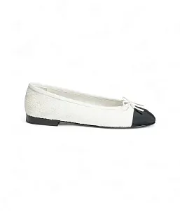 Chanel Балетки White/Black - фото 1