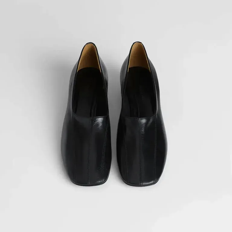 Кожаные слиперы Phoebe Philo Black - фото 2