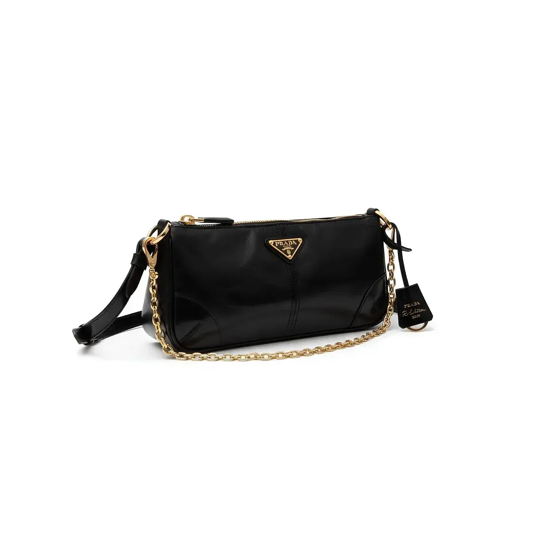Prada Сумка средняя Re-Edition 2002 Black - фото 3
