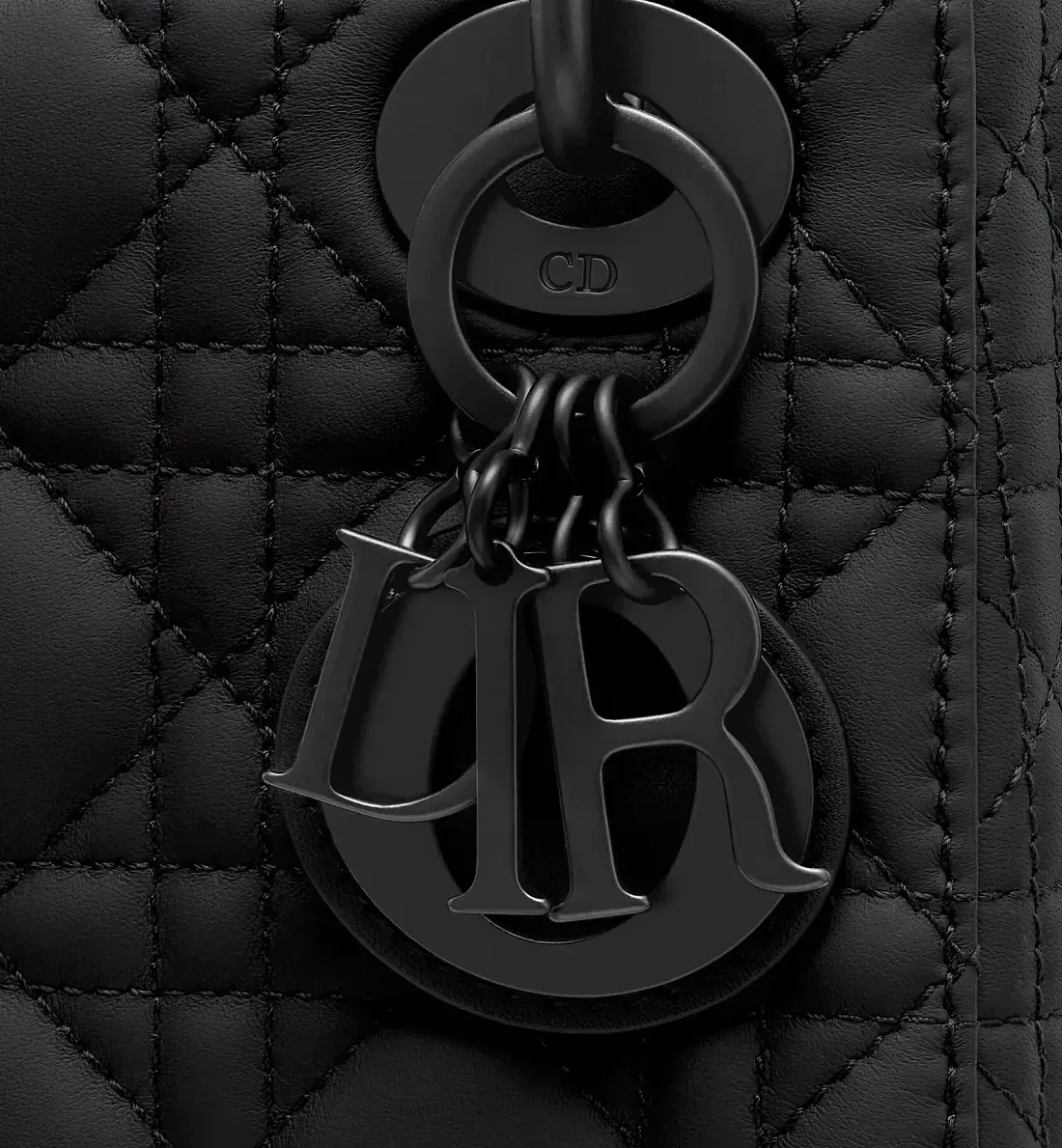 Dior Сумка Lady ultramatte cannage calfskin мини-формата - фото 8