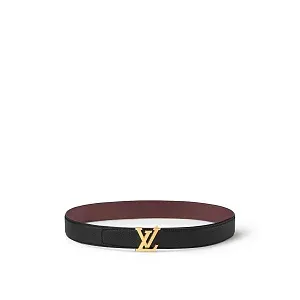Louis Vuitton Двухсторонний ремень Heritage 35 мм Black Bordeaux - фото 1