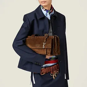 Miu Miu Сумка Utilitaire Cocoa Brown - фото 5