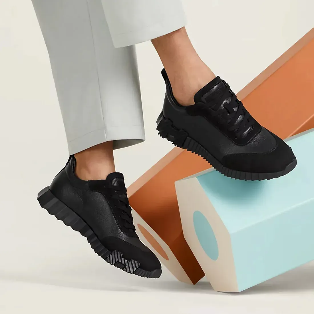 Hermès Кроссовки Bouncing Black - фото 42