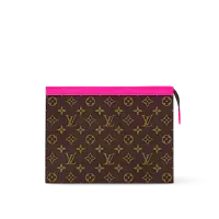 Louis Vuitton Клатч Pochette Voyage MM Fuchsia - фото 1