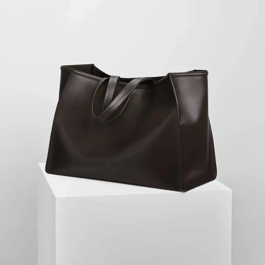 Phoebe Philo Сумка XL Cabas Chocolate Brown - фото 3