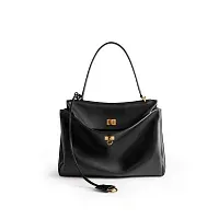 Balenciaga Cумка Rodeo среднего формата Black - фото 1
