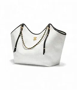 Chanel Большая сумка Cabas White - фото 3