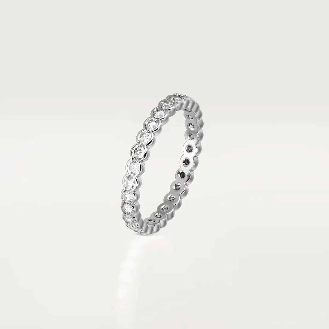 Cartier Обручальное кольцо с бриллиантами Broderie de White Gold - фото 3