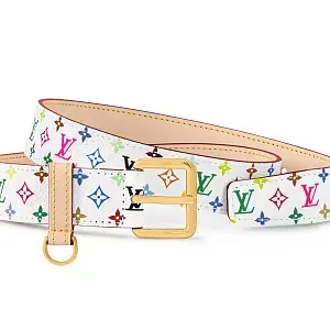 Louis Vuitton Ремень LV D-Ring 30 мм TM x White - фото 3