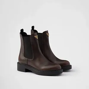 Prada Кожаные ботинки челси - фото 1