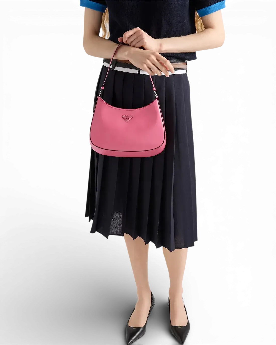 Prada Сумка Cleo brushed leather shoulder - фото 8