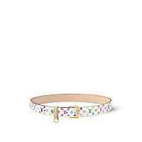 Louis Vuitton Ремень LV D-Ring 30 мм TM x White - фото 1