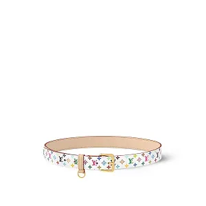 Louis Vuitton Ремень LV D-Ring 30 мм TM x White - фото 1
