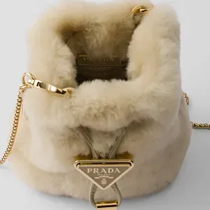Prada Мини-сумка из овчины - фото 4
