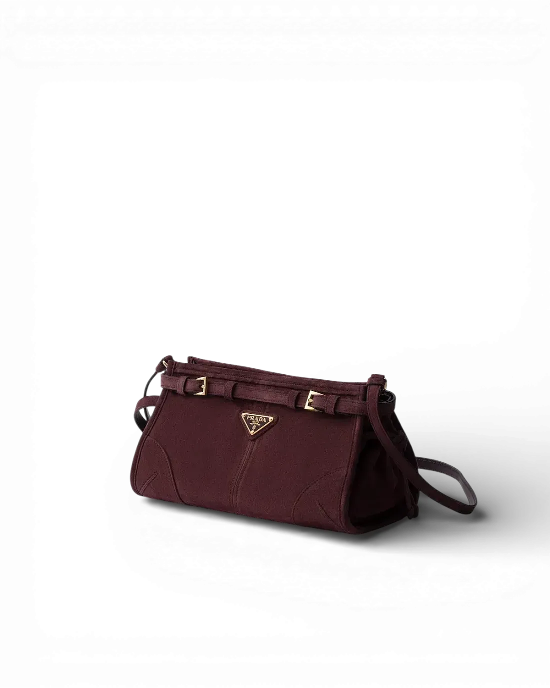 Prada Сумка Bonnie small suede shoulder - фото 3