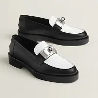 Hermès Лоферы Hot Black / White - фото 1