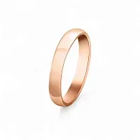 Van Cleef & Arpels Обручальное кольцо Tendrement 3 мм Rose Gold - фото 1