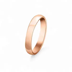 Van Cleef & Arpels Обручальное кольцо Tendrement 3 мм Rose Gold - фото 1