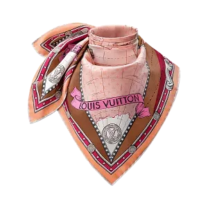 Louis Vuitton Платок-каре Map Tan - фото 2