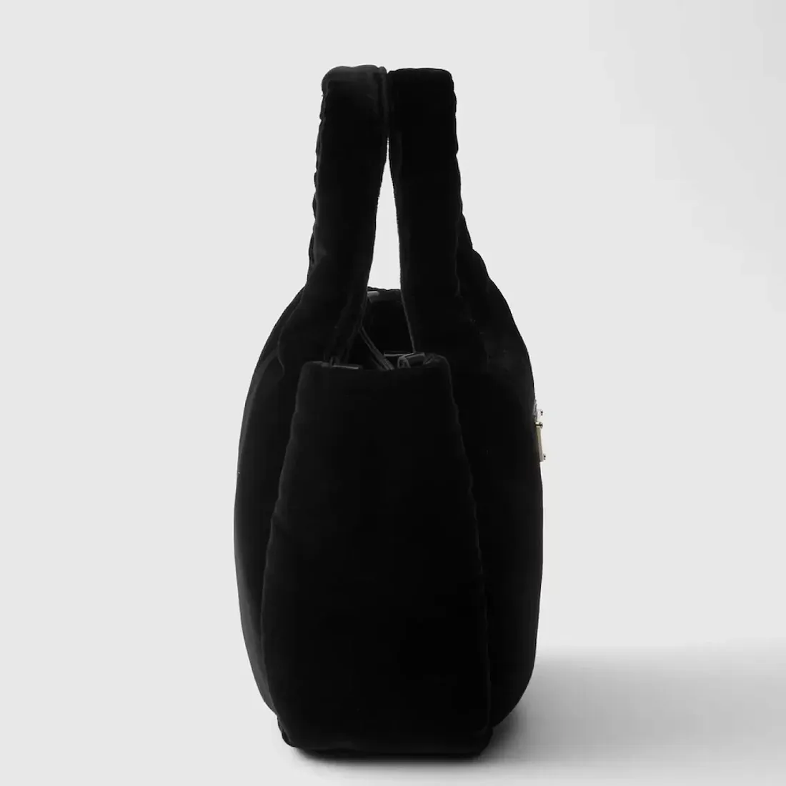 Prada Мини-сумка из вельвета с мягкой подкладкой - фото 6