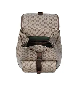 Gucci Маленький рюкзак Ophidia Beige and Dark Brown - фото 4