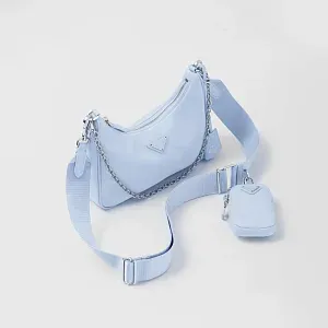 Prada Сумка Re-Edition 2005 из Re-Nylon Light Blue - фото 4