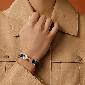 Hermès Браслет Clic H Bleu Abysse - фото 2