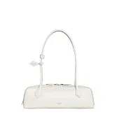 Alaïa Сумка Le Teckel Medium Ivory - фото 1