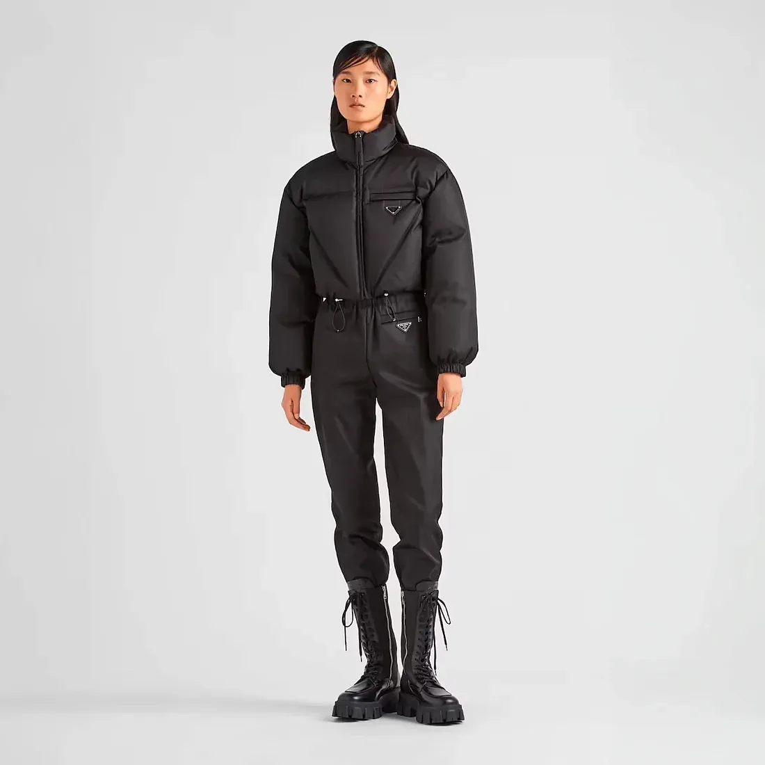 Prada Пуховая куртка из габардина Re-Nylon - фото 2