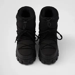 Prada Габардиновые ботинки apres-ski из Re-Nylon - фото 3