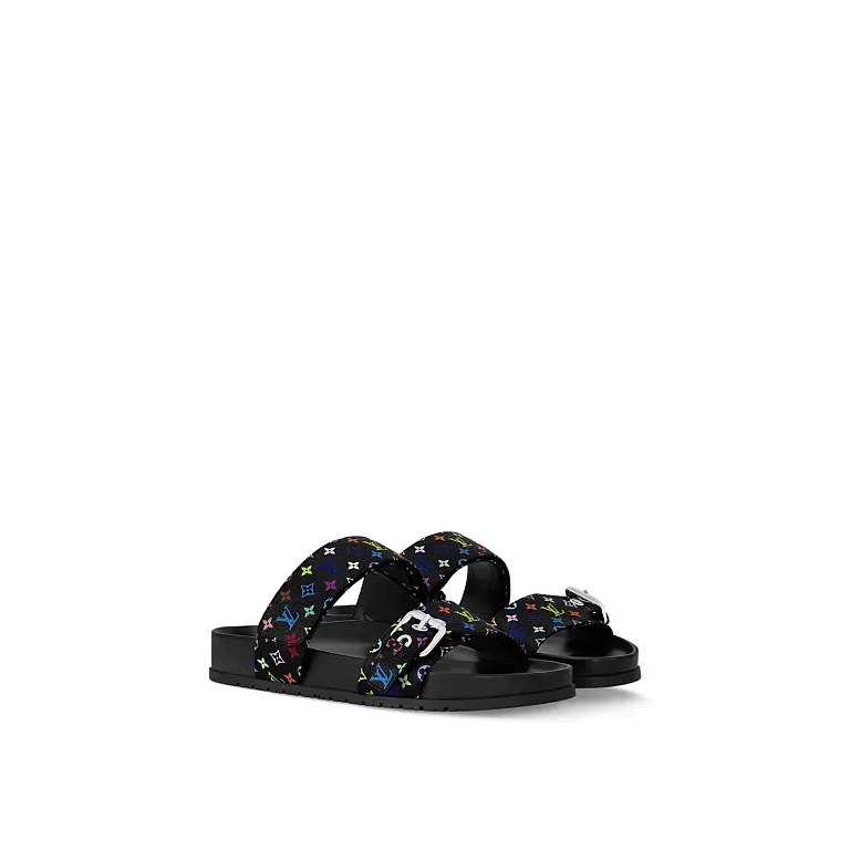 Мюли Bom Dia Flat Comfort TM x Louis Vuitton Black - фото 1