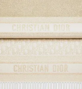 Dior Шарф Oblique Beige - фото 5