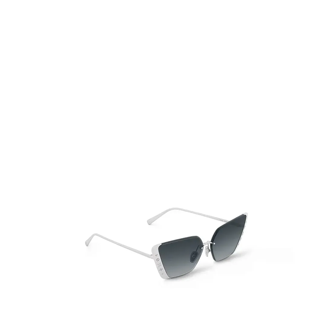 Louis Vuitton Солнцезащитные очки Moon Metal Cat Eye Silver Black - фото 3
