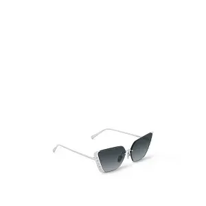 Louis Vuitton Солнцезащитные очки Moon Metal Cat Eye Silver Black - фото 3