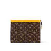 Louis Vuitton Клатч Pochette Voyage MM Jaune Mat - фото 1