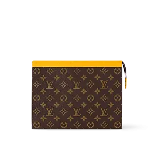 Louis Vuitton Клатч Pochette Voyage MM Jaune Mat - фото 1