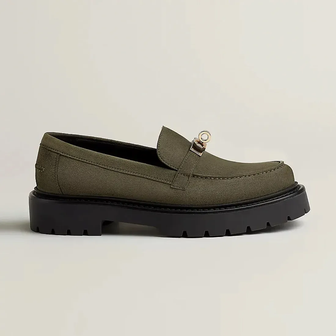 Hermès Лоферы Icone Vert Foret - фото 3