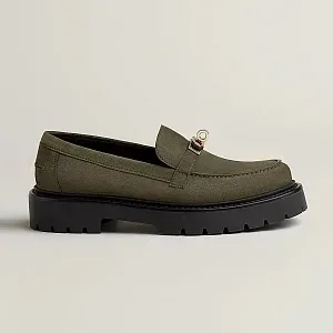 Hermès Лоферы Icone Vert Foret - фото 3