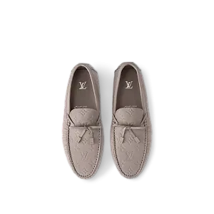 Louis Vuitton Мокасины LV Driver Gray-Brown - фото 2
