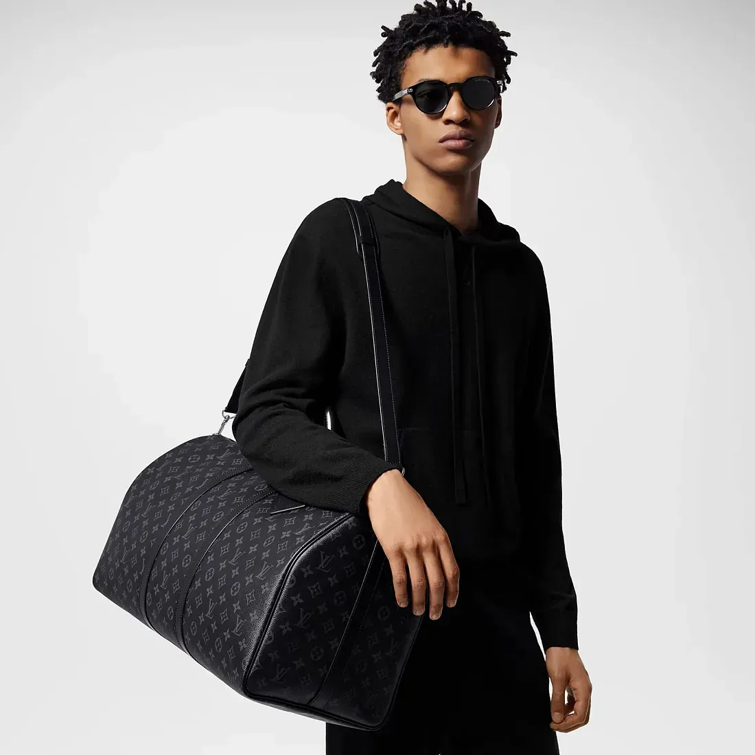 Louis Vuitton Сумка Keepall 55 с плечевым ремнем - фото 2