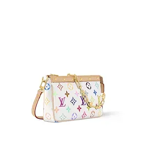 Louis Vuitton Клатч Pochette Accessoires TM x Multicolore White - фото 3