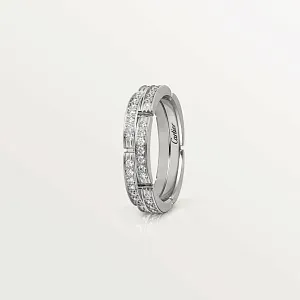 Cartier Обручальное кольцо Maillon Panthere Two Rows с бриллиантовым паве - фото 3