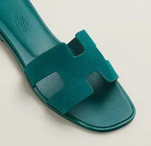 Hermès Сандалии Oran Oxford Green - фото 2