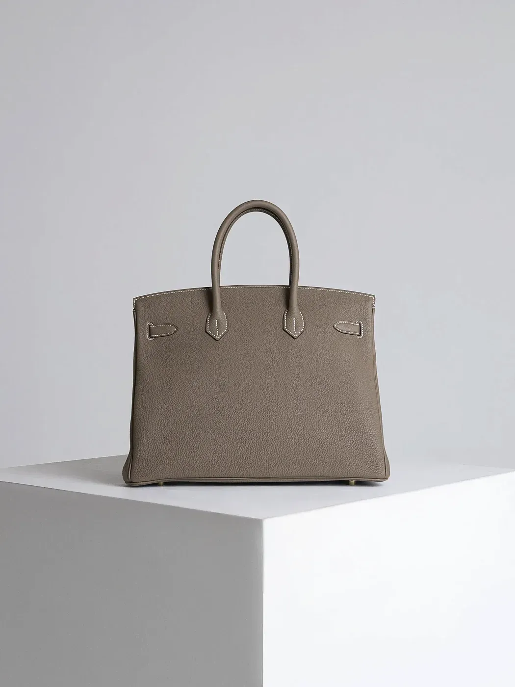 Hermès Сумка Birkin 35 Etoupe Togo Gold Hardware - фото 5