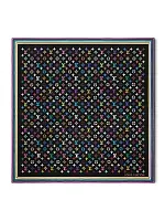 Louis Vuitton Платок-каре Monogram Multicolor 90 TM x Black - фото 1