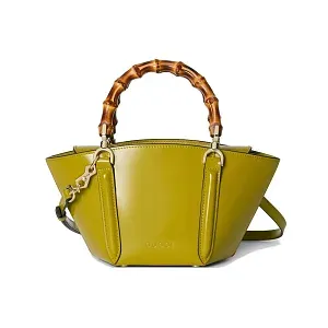 Gucci Мини-сумка с бамбуковой ручкой Pistacchio Green - фото 1