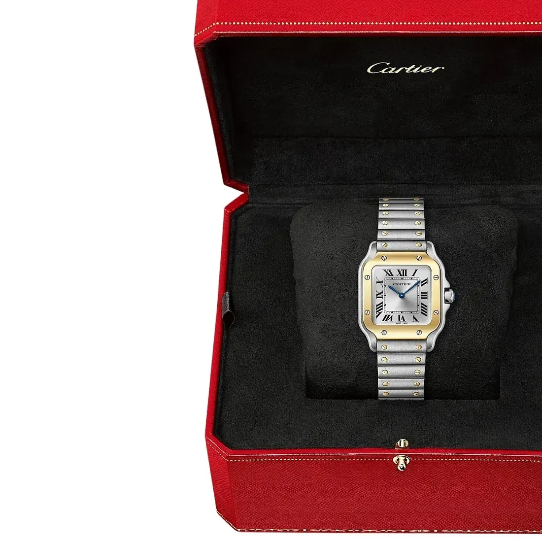 Cartier Часы маленького размера Santos de - фото 8
