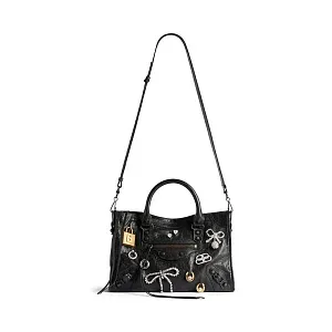 Balenciaga Сумка Le City With Pins маленького формата - фото 5