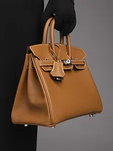 Hermès Сумка Birkin 25 Gold Epsom Palladium Hardware - фото 2